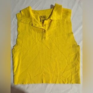 Daisy Women's Bright Yellow Tank Top